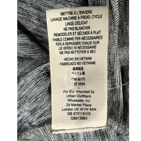 Free People Asymmetrical Metallic Halter Top Size M + Branded Tote Bag - Picture 14 of 15